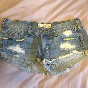 Hollister jean shorts